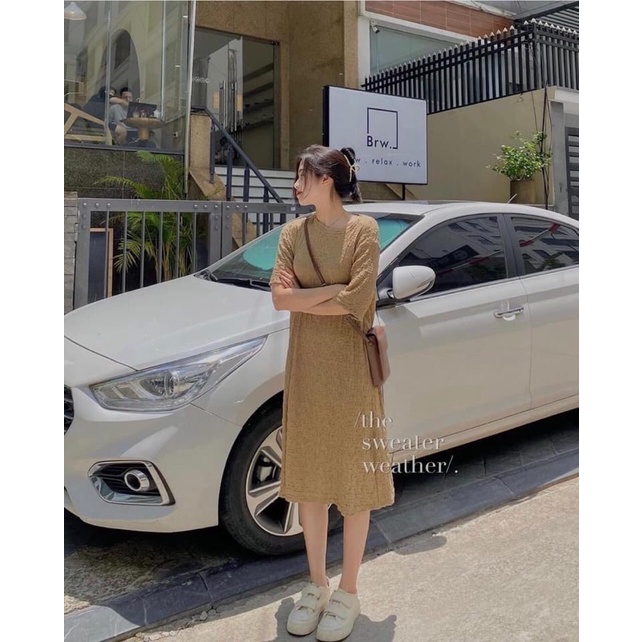 VÁY XUÔNG XỐP DÁNG DÀI