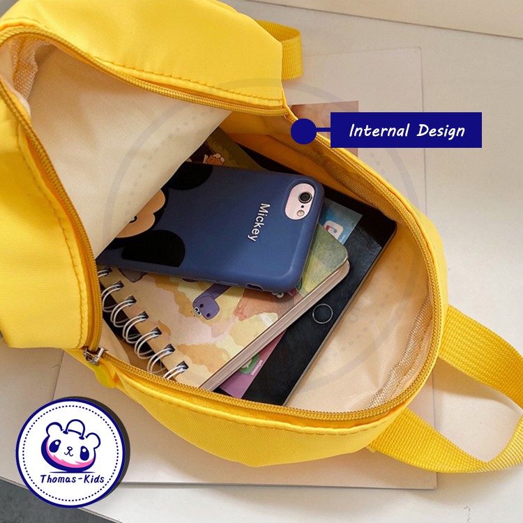 [THOMAS KIDS] Ba lô thời trang cho bé dễ thương khủng long mầm non Túi thường không thấm nước Phong cách Hàn Quốc cho trẻ em 3-7 tuổi