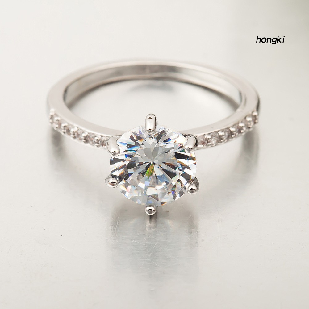 Nhẫn Đính Đá Zircon Thời Trang Cho Nữ