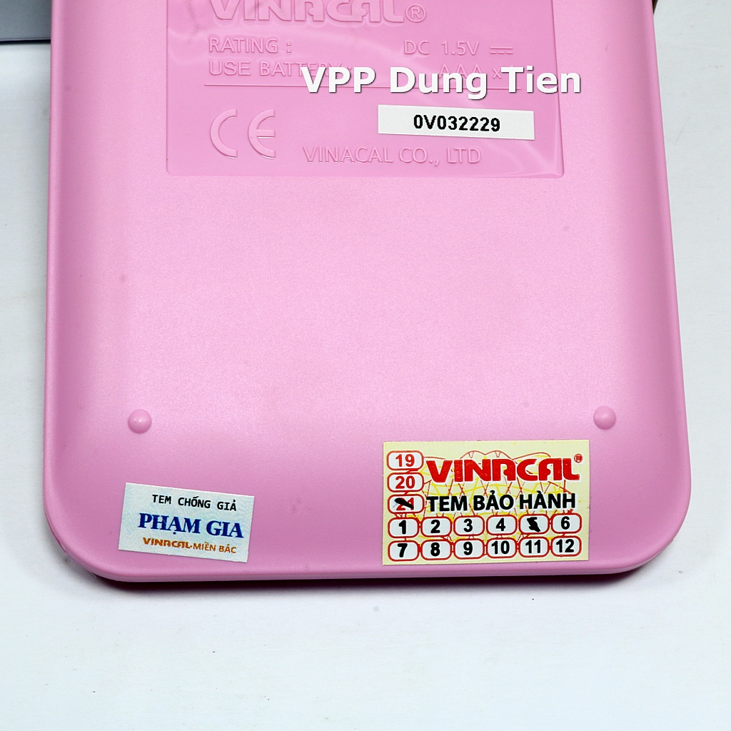 Máy tính cầm tay học sinh Vinacal 680EX PLUS, hai màu hồng/ đen- Chính hãng