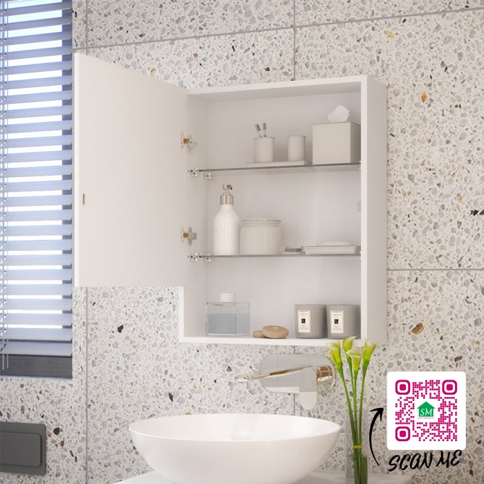 TỦ GƯƠNG PHÒNG TẮM TREO TƯỜNG SMHOME NT02