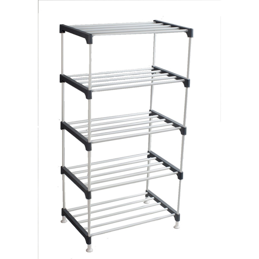 Kệ sắt đa năng chịu lực tốt Thanh Long 5 tầng KES07  - đựng giầy dép, mũ bảo hiểm,sách báo...