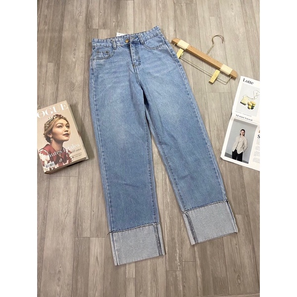 Quần Jean ống suông