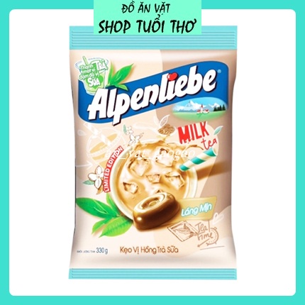 Gói Kẹo AlpenliebeFREESHIP hồng trà sữa 330g