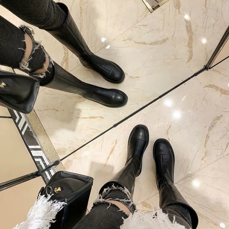 Đã thích (2) Boot cao cổ đế thấp phong cách Hàn Quốc ( kèm ảnh thật) | BigBuy360 - bigbuy360.vn