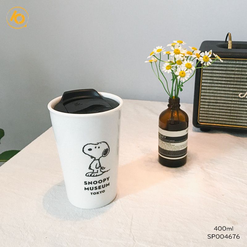 Cốc sứ snoopy,cốc sứ cao cấp SHOP10K ,cốc đôi, hàng có sẵn SP004676