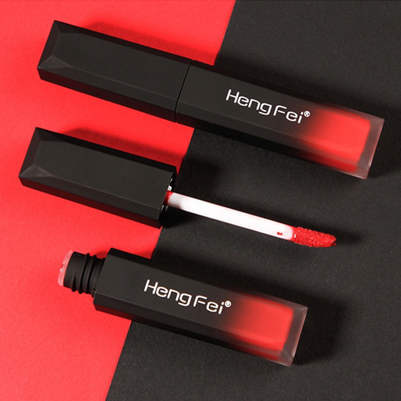 HengFei matte velvet lip gloss in 6 colors 30g