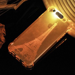 Ốp Lưng Dẻo Chống Sốc Phát Sáng Cho iPhone 6/6S (Trong Suốt)