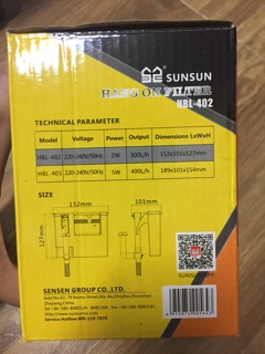 Lọc thác Sunsun HBL 402
