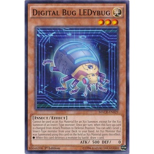 Thẻ bài Yugioh - TCG - Digital Bug LEDybug / MACR-EN029'