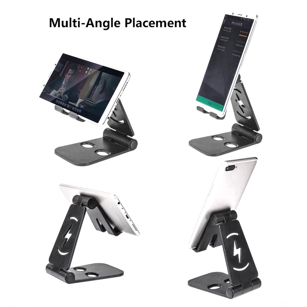 Giá đỡ điện thoại/máy tính bảng để bàn có thể gấp gọn nhiều màu tùy chọn | BigBuy360 - bigbuy360.vn