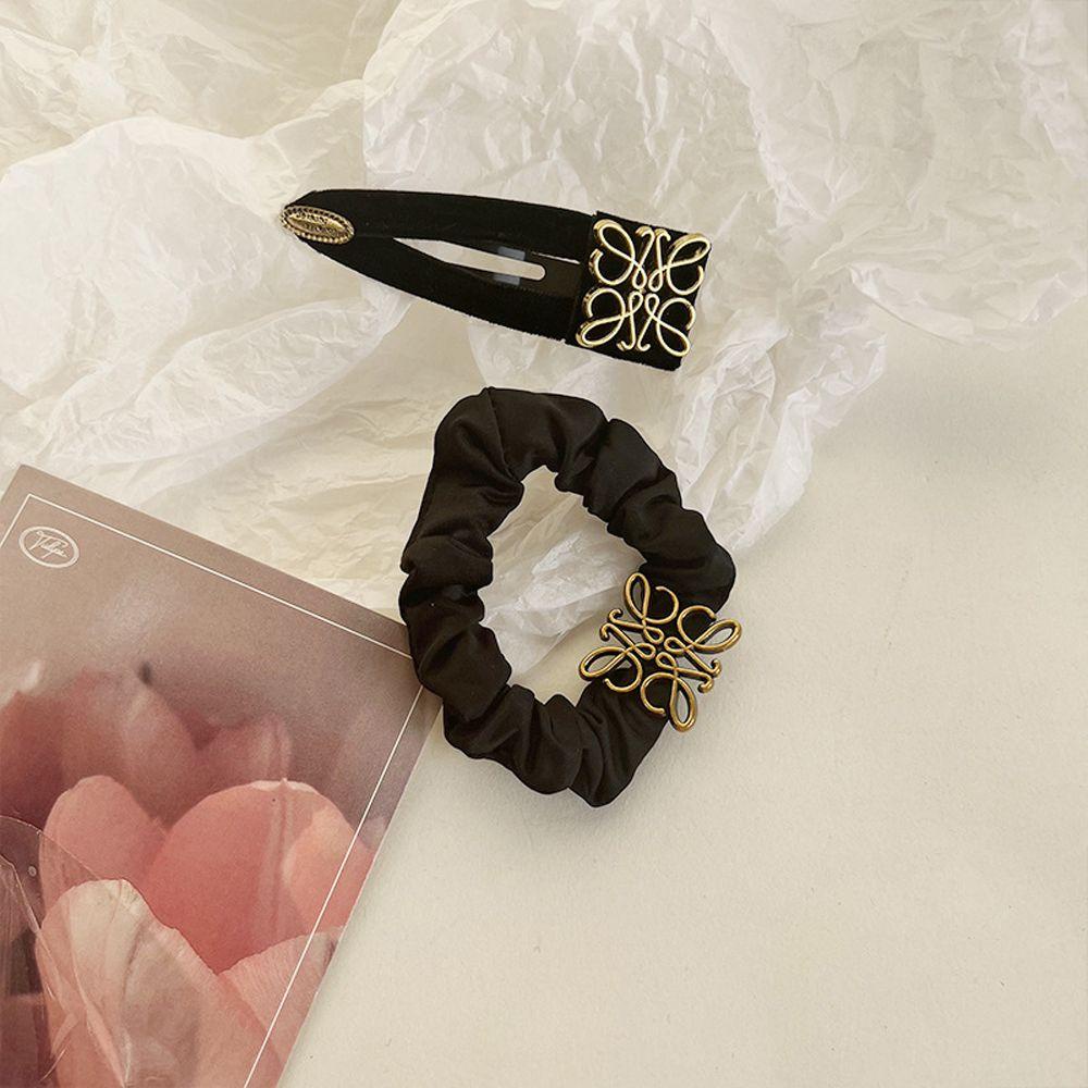 LILYES Dây Cột Tóc Phong Cách Hàn Quốc Cổ Điển Thời Trang Cho Nữ