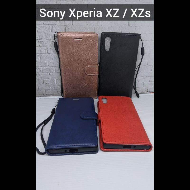 Bao Da Điện Thoại Nắp Lật Kèm Ngăn Đựng Thẻ Cho Sony Xperia Xzs / Xz G8232 G8231 Sov35 602so So-03j F8331 F8332 So-01j Sov34 601so