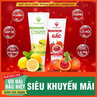 Combo🔻 kem tẩy lông và triệt lông chanh gấc an toàn không đau rát,mờ thâm