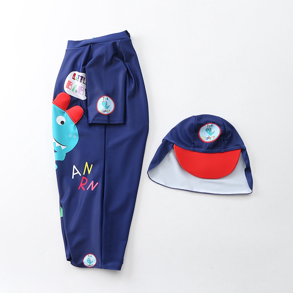 Child Boys Whale Swimsuits Kids Girls Unicorn Swimwear Newborn Baby Infant Toddler Swimming Suit with Cap