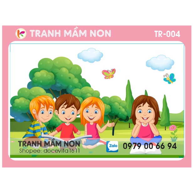 Decal TRANG TRÍ LỚP HỌC TR-004
