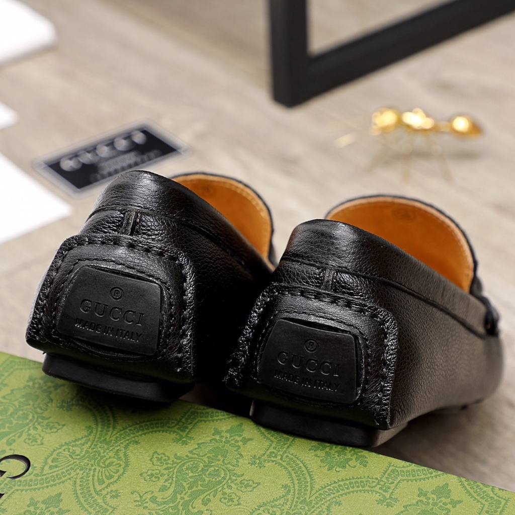 Giày tây lười nam da thật GUCCI GG GC mang đến sự thời thượng và thanh lịch với mặt da cao cấp