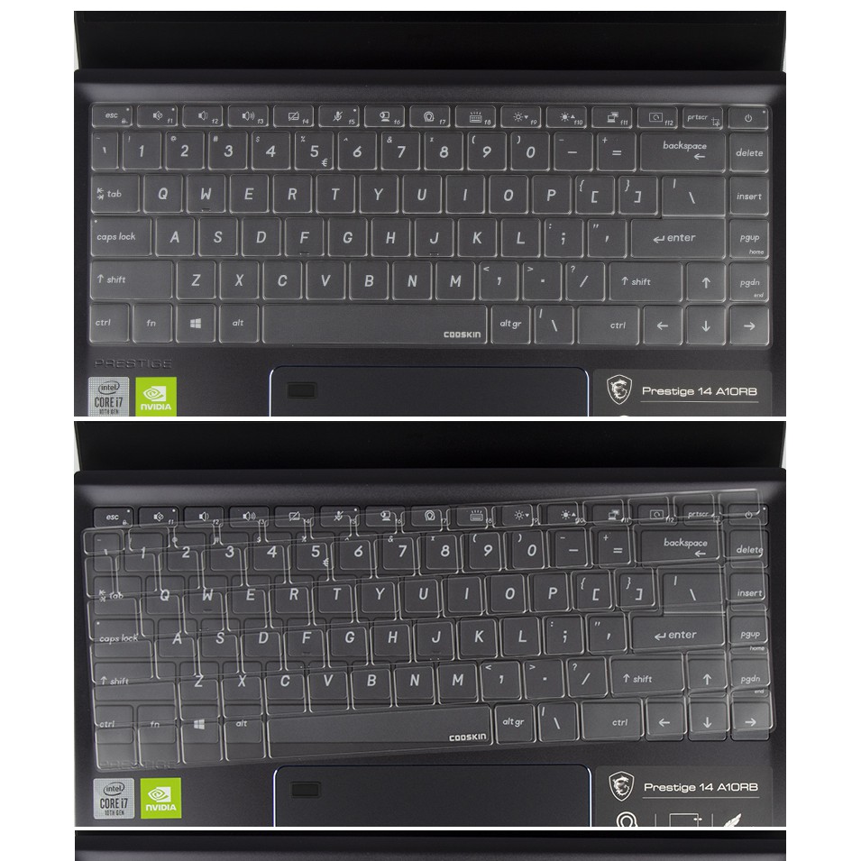 Ốp Bảo Vệ Bàn Phím Laptop Bằng Tpu Trong Suốt Cho MSI Prestige 15 / Prestige 14 / P15 Modern 15 / GS66 / GE66 / GP66 / Summit B15 / E14 / Prestige 14 Evo / Stealth 15M / 15 / 14 / Prestige 14 / Prestige 14 Evo / Stealth 15M / 3SGf65