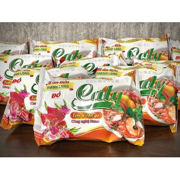 Mì Thanh Long Đỏ Caty Tôm và Thịt Gà