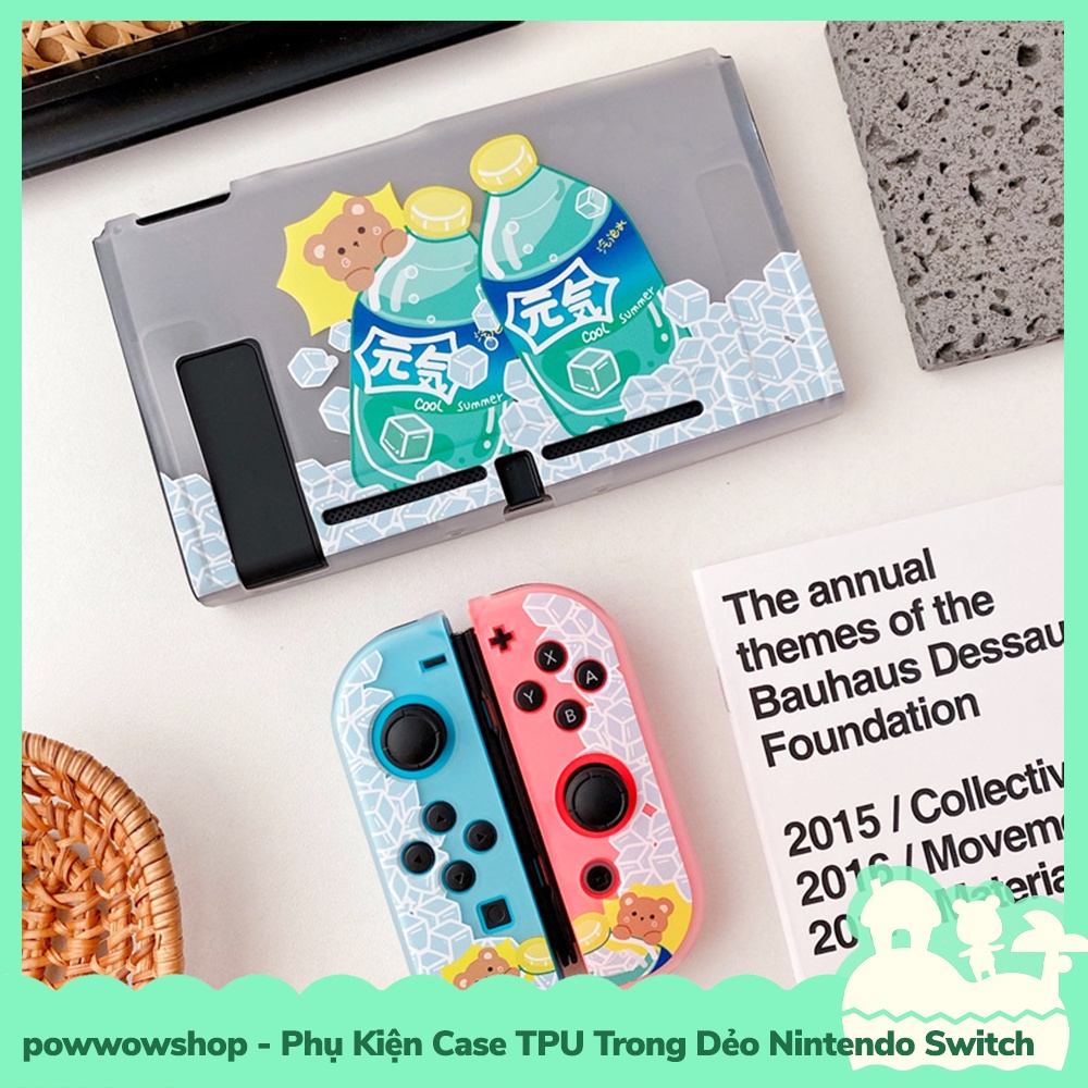 [Sẵn VN - Hỏa Tốc] Phụ Kiện Case Ốp TPU Dẻo Cho Máy Game Cầm Tay Nintendo Switch Soft Drinks