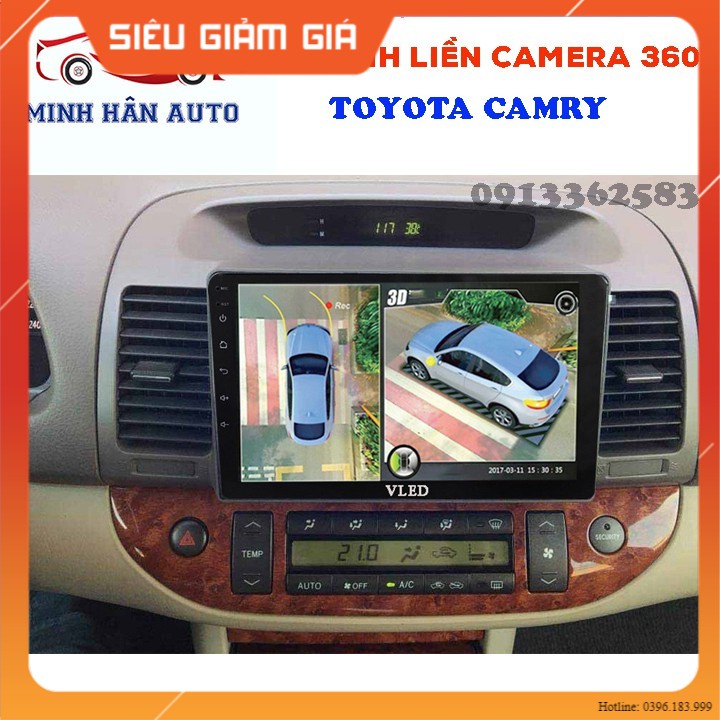 Bộ màn hình liền camera 360 cho xe TOYOTA CAMRY - shop phụ kiện ô tô, camera lùi siêu nét, những phụ kiện cho ô tô