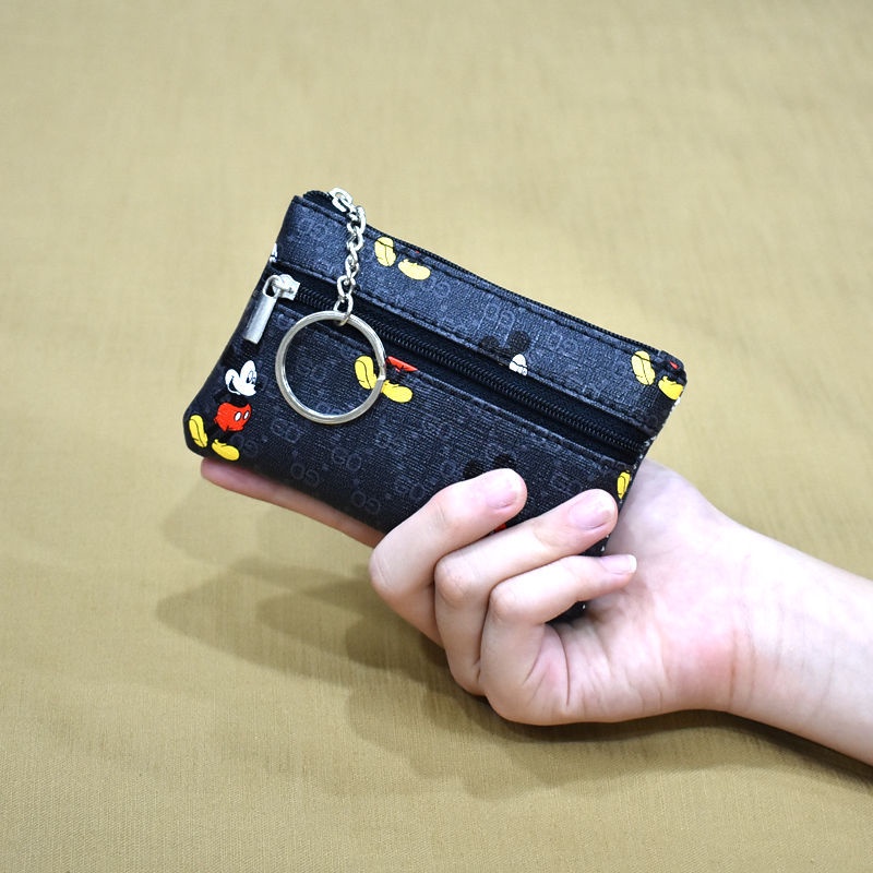 Ví móc khóa thời trang chất liệu da PU Unisex VMK01