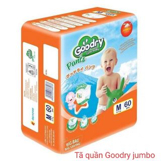 Tã quần goodry jumbo m60/l54/xl48/xxl44