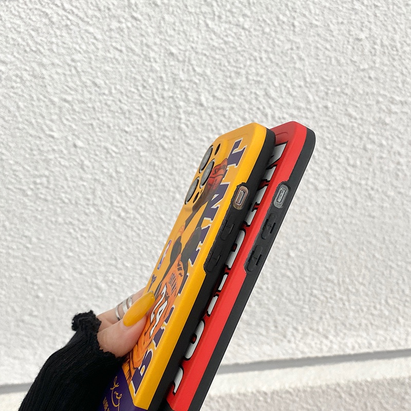 Ốp Điện Thoại Mềm In Hình KOBE Jordan Bảo Vệ Ống Kính Máy Ảnh Cho iPhone 14 13 11 12 Pro Max Xs Max XR