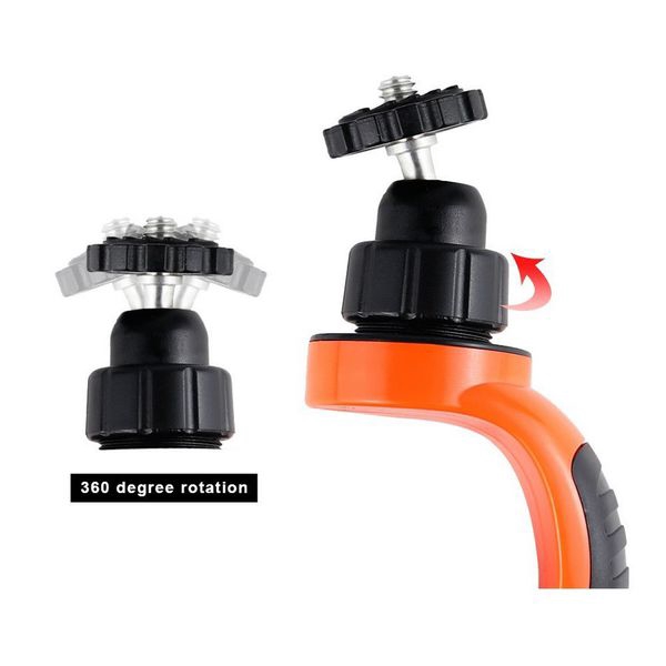 Bộ gá kẹp xe đạp kèm mini ball Gopro