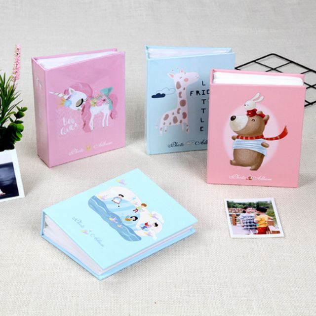 Album ảnh 100 ảnh 10x15 bìa hoạt hình siêu đáng yêu sẵn hàng tại Tú Vy Studio