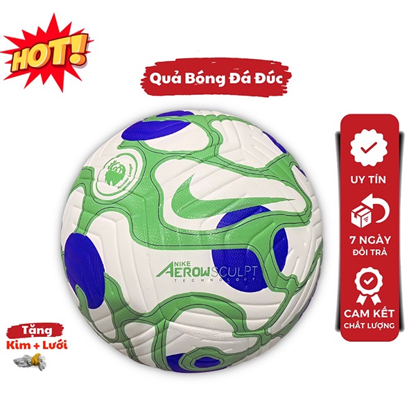 Quả Bóng Đá Premier League/Euro Cup 2020 Tặng Kim + Lưới Quả Bóng Đá Cao Cấp, Size 4, 5