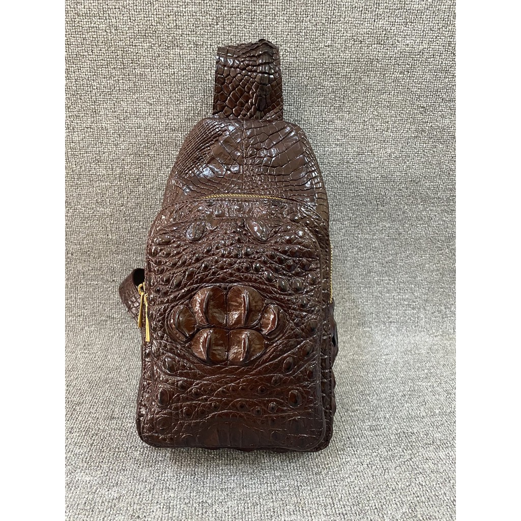 TÚI BAO TỬ ĐEO CHÉO 32X19 DA CÁ SẤU THẬT | RYRY STORE