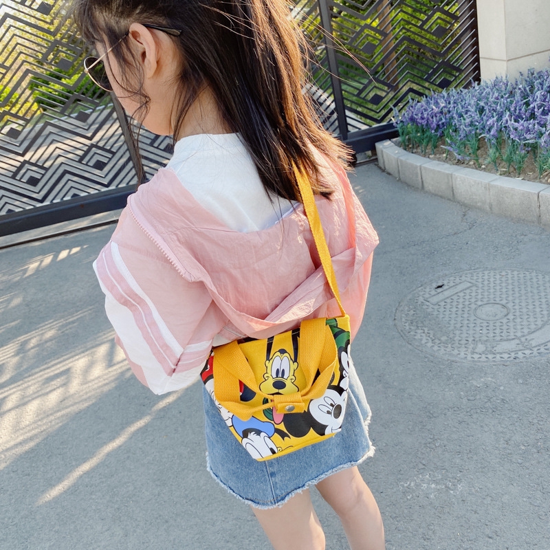 Túi đeo chéo họa tiết Mickey phong cách Hàn Quốc thời trang dành cho nữ