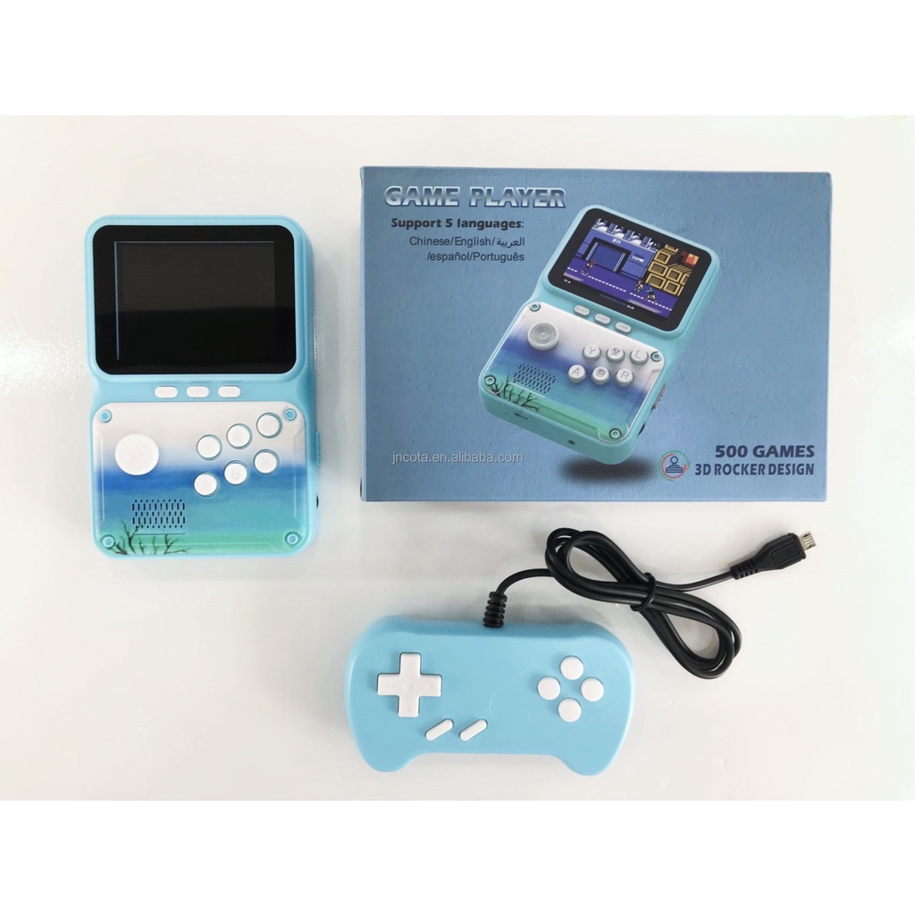 Máy Chơi Game Mini Contra, Boom , Máy chơi điện tử chọn bộ 500 trò chơi cổ điển phù hợp với trẻ em