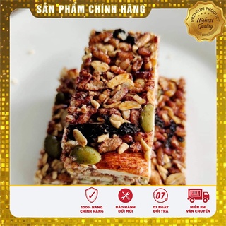 Thanh gạo lứt chà bông, hạt dinh dưỡng, - granola bar rong biển bổ sung năng lượng, dinh dưỡng cho bà bầu, giảm cân