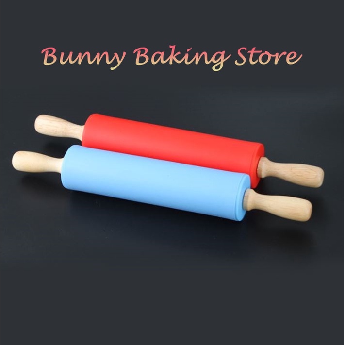 Cây lăn bột mì làm bánh bằng silicon