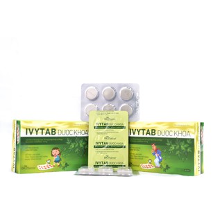 Viên ngậm ho, khản tiếng IVY-TAB (18 viên) - Hết đau họng, khản tiếng, hỗ trợ viêm họng, viêm thanh quản.
