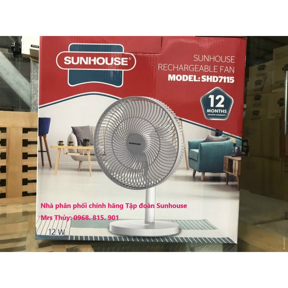 Quạt tích điện Sunhouse SHD7115 Chính hãng