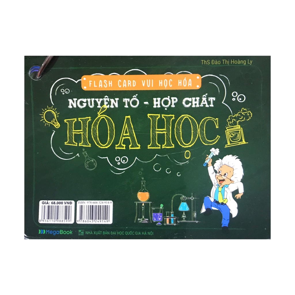 Sách Flast card vui hóa học Nguyên tố hợp chất Hóa Học