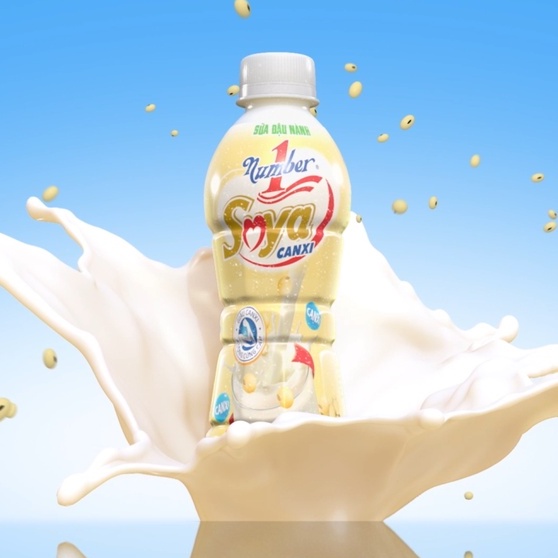 Thùng 24 Chai Sữa Đậu Nành Soya Number One 268ml