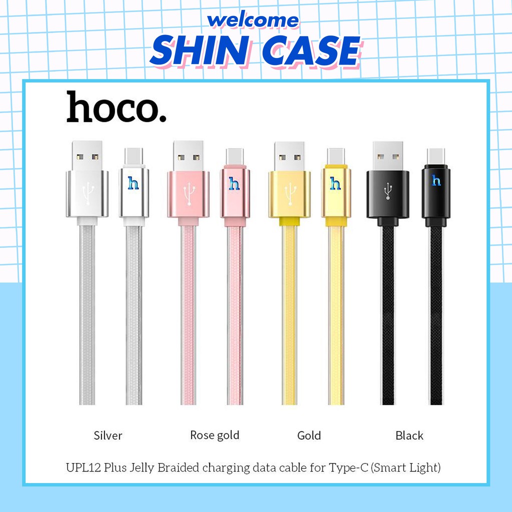 Cáp Sạc Lightning Hoco UPL12 LED Chính Hãng Cho IPad Pin Dự Phòng Cáp Sạc Tai nghe Bluetooth Airpod I12 IPhone - Shin