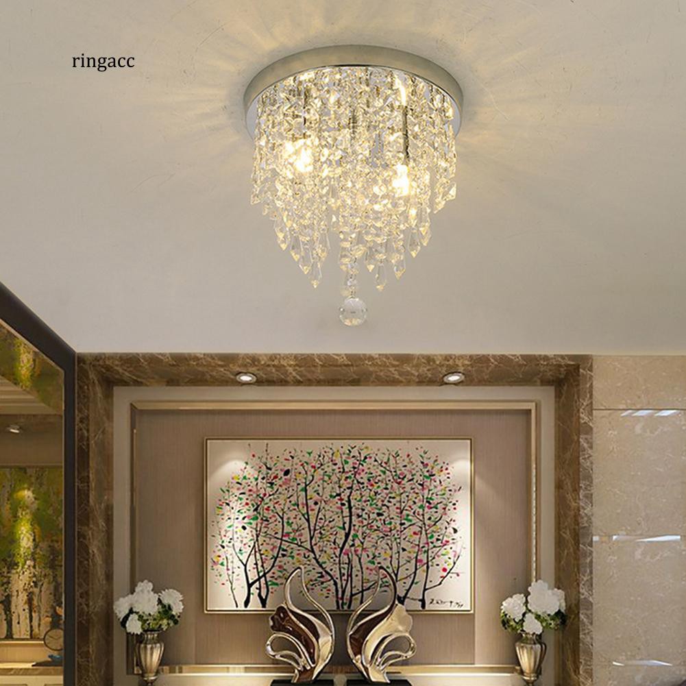 Đèn Chùm G9 LED Pha Lê Nhân Tạo Treo Trần Nhà Trang Trí