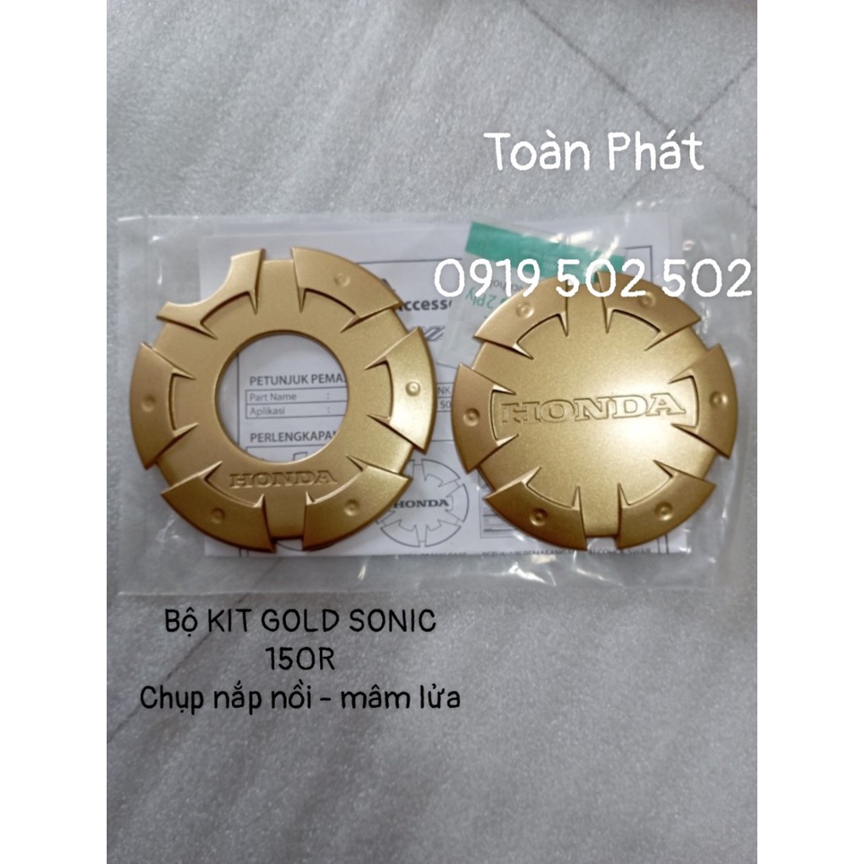 BỘ KIT GOLD AHM SONIC 150R - CHÍNH HÃNG AHM INDONESIA - CHE KÉT SONIC 150R