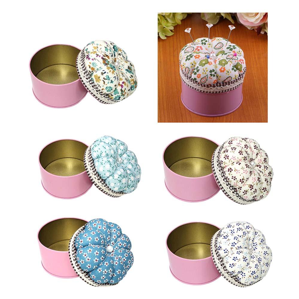 Giá Đỡ Kim Khâu Hình Bí Ngô Bằng Cotton Dễ Thương DIY