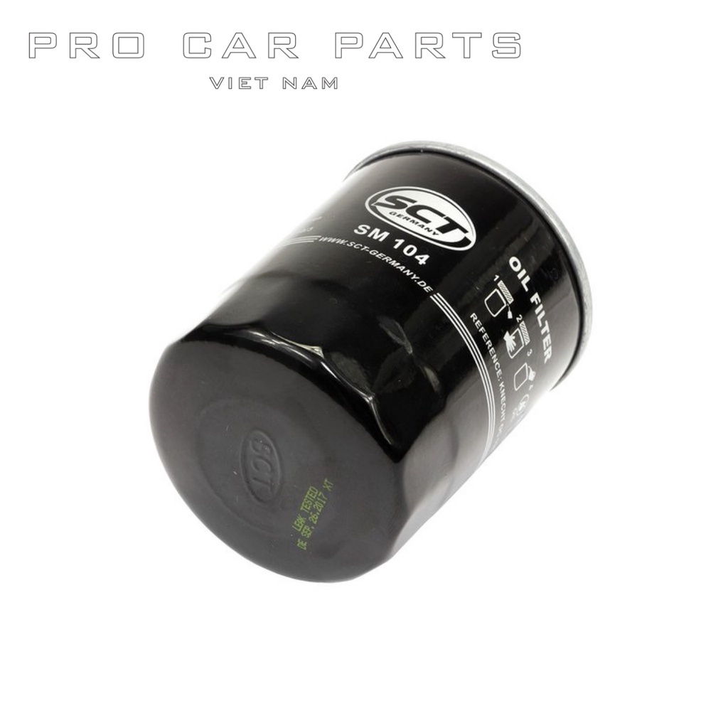 Lọc Nhớt Mitsubishi Xpander 1.5 2019, 2020, 2021. 2022 SCT GERMANY SM 104 - Lọc dầu động cơ