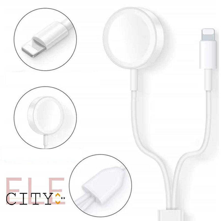 Cáp Sạc Không Dây 2 Trong 1 Cho Iphone Và Iwatch