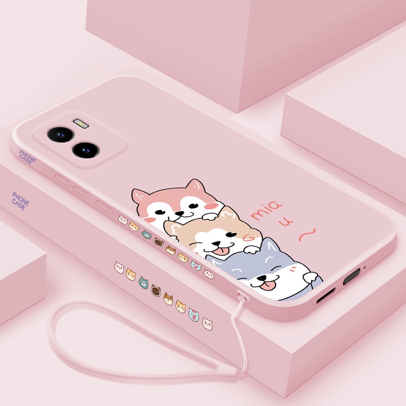 ốp lưng vivo y15a y15s y11 y12 y15 y19 y30 y91 y91c Vỏ điện thoại silicon TPU dễ thương hoạt hình