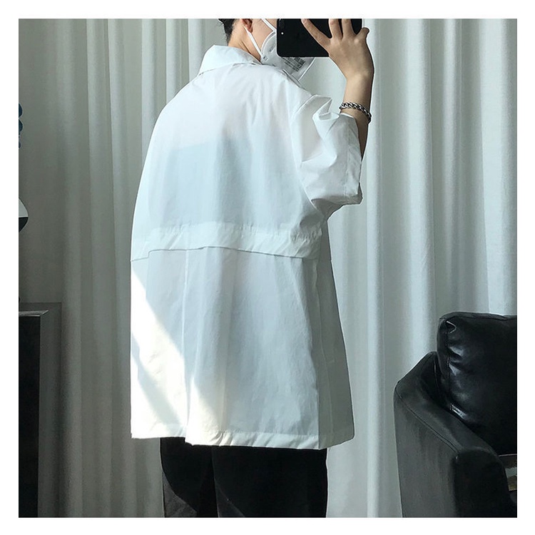 Áo polo Tay Ngắn Dáng Rộng Thời Trang Mùa Hè Cho Nam