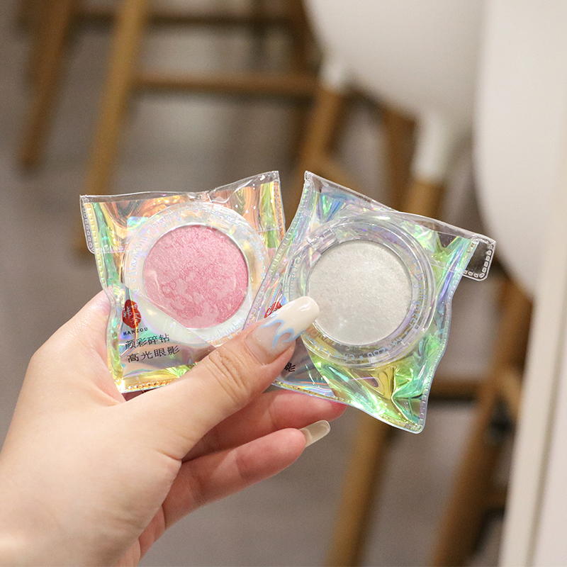 (Hàng Mới Về) Phấn Bắt Sáng Tạo Khối Kiêm Má Hồng Hai Đầu Lâu Trôi Ánh Ngọc Trai Lấp Lánh | BigBuy360 - bigbuy360.vn