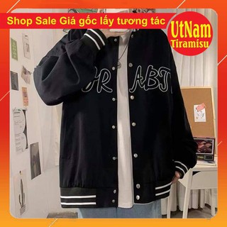 Áo khoác bomber ABJ 😍Chất gió mềm😍hàng 1 lớp cổ, tay áo và gấu áo có bo dệt xịn😍freesize 50kg😍phong cách hàn quốc